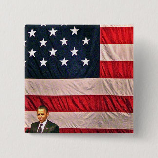 Patriotischer zarter Knopf Obama 2012 Button