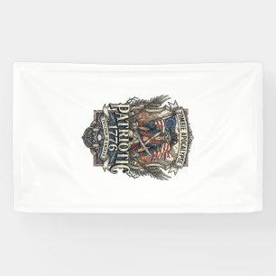 Patriotischer Zombie Patriot General Zombie Apokal Banner