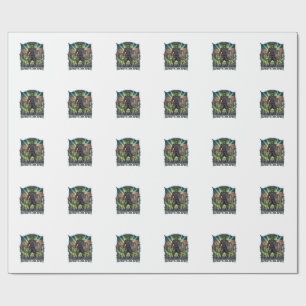 Patriotischer Zombie Patriot General Zombie Apokal Geschenkpapier