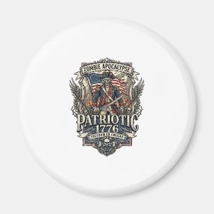 Patriotischer Zombie Patriot General Zombie Apokal Magnet