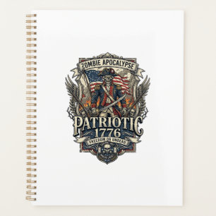 Patriotischer Zombie Patriot General Zombie Apokal Planer