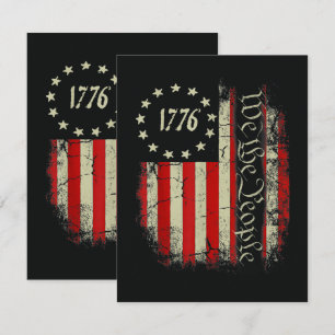 Patriotisches 4. Juli Amerika Dankeskarte