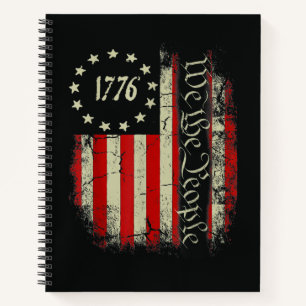 Patriotisches 4. Juli Amerika Notizbuch