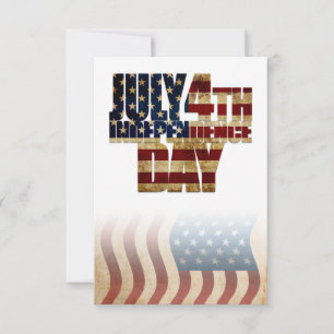 Patriotisches 4. Juli-Flaggen-Design