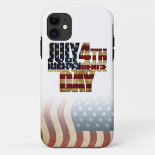 Patriotisches 4. Juli-Flaggen-Design Case-Mate iPhone Hülle