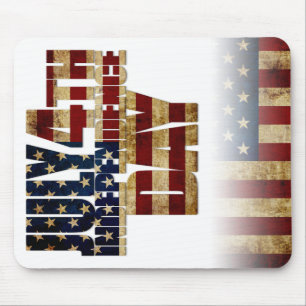 Patriotisches 4. Juli-Flaggen-Design Mousepad