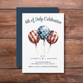 Patriotisches 4. Juli Party Save The Date