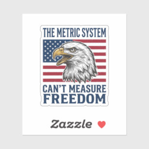 Patriotisches Adler-Freiheitszitat Vintage-Vector- Aufkleber