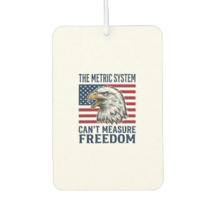Patriotisches Adler-Freiheitszitat Vintage-Vector- Autolufterfrischer