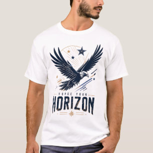Patriotisches Adler-Grafik-Motiv-T-Shirt T-Shirt