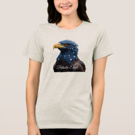 Patriotisches Adler Mädchen T-Shirt Tri-Blend Shirt