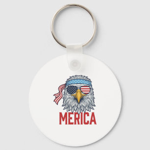 Patriotisches Adler Merica Vintage Gravur Shirt De Schlüsselanhänger
