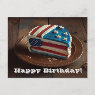 Patriotisches Alles Gute zum Geburtstag Postkarte