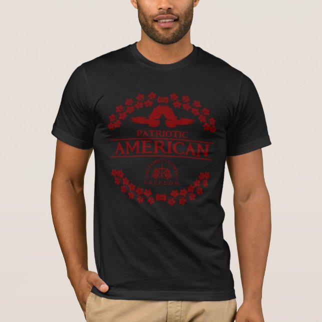 PATRIOTISCHES AMERIKA | FREIHEIT DER GOTT FAMILIE T-Shirt (Vorderseite)