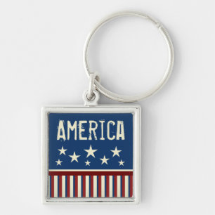 Patriotisches Amerika-Schlüsselanhänger Schlüsselanhänger