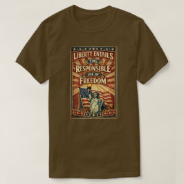 Patriotisches Amerikaner (4) T-Shirt