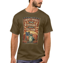 Patriotisches Amerikaner (4) T-Shirt