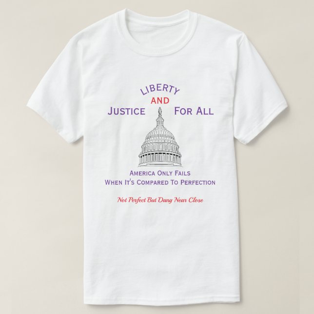 Patriotisches amerikanisches (3c) T-Shirt (Design vorne)