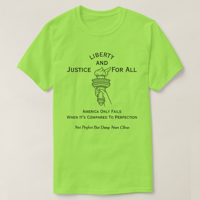 Patriotisches amerikanisches (3e) T-Shirt (Design vorne)