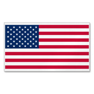 Patriotisches amerikanisches Flaggenmagnet-Geschen Magnetische Visitenkarte