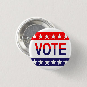 Patriotisches amerikanisches Flaggenvotum Button