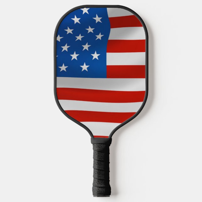 PATRIOTISCHES AMERIKANISCHES FLAGPICKLEBALLPADDDUL PICKLEBALL SCHLÄGER (Vorderseite)