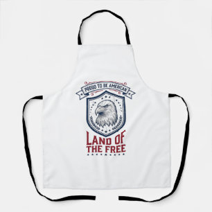 Patriotisches Amerikanisches Schild Adler Vintage- Schürze