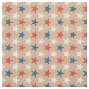 Patriotisches amerikanisches Sterne-Muster Stoff