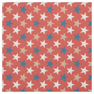 Patriotisches amerikanisches Sterne-Muster Stoff