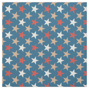 Patriotisches amerikanisches Sterne-Muster Stoff
