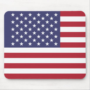 Patriotisches amerikanisches USA-Flagge-Mauspad Mousepad