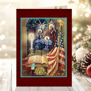 Patriotisches amerikanisches Weihnachten für Chris