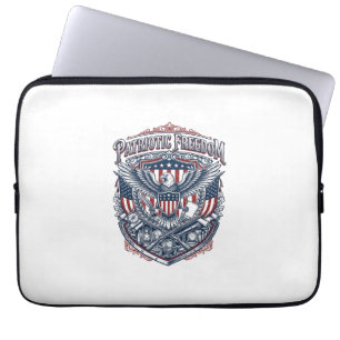 Patriotisches Antiquitätensammler Vektorgrafik T-S Laptopschutzhülle