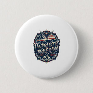 Patriotisches Appalachian-Erbe-Vektorgrafik-T-Shir Button