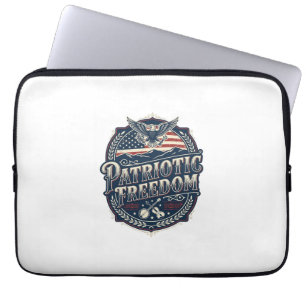 Patriotisches Appalachian Heritage Vektorgrafik T- Laptopschutzhülle