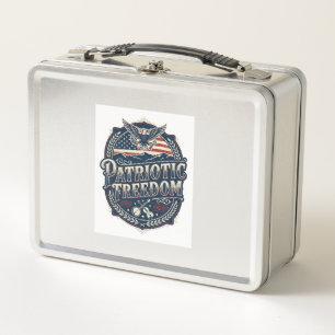Patriotisches Appalachian Heritage Vektorgrafik T- Metall Brotdose
