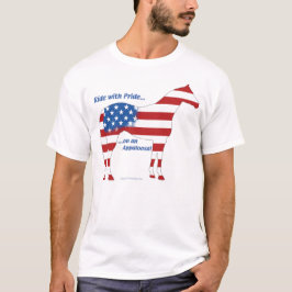Patriotisches Appaloosa-Pferd T-Shirt
