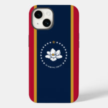 Patriotisches Apple Case-Mate, Mississippi-Flagge