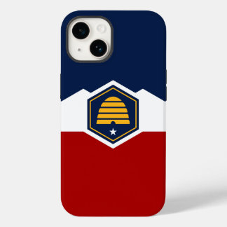 Patriotisches Apple Case-Mate, Utah-Flagge, USA Case-Mate iPhone 14 Hülle