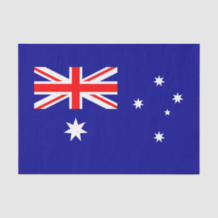 Patriotisches australisches Flaggen-Seidenpapier Seidenpapier
