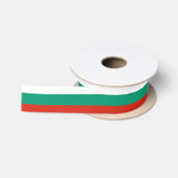 Patriotisches Band mit der Flagge Bulgariens