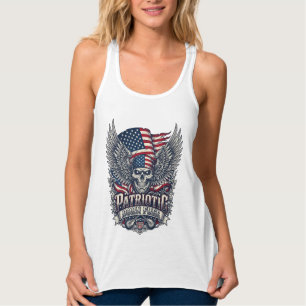 Patriotisches Bandana-Rocker-Altes-Glorien-Musik-R Tank Top