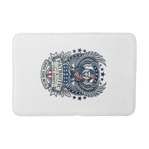 Patriotisches Bandana-Rocker Old Glory Musik Rock Badematte