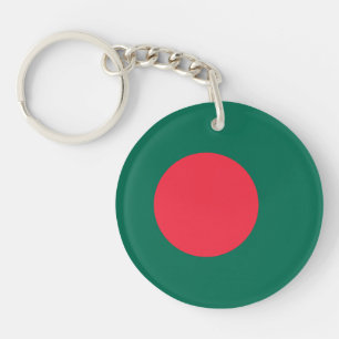 Patriotisches bangladeschisches Flaggen-Schlüssela Schlüsselanhänger