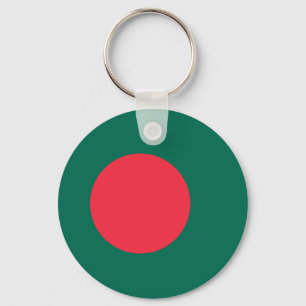 Patriotisches bangladeschisches Flaggen-Schlüssela Schlüsselanhänger