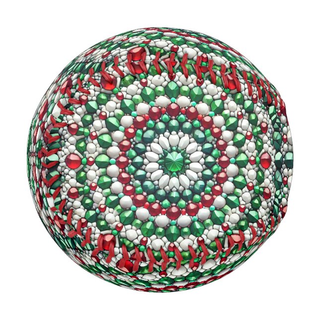 Patriotisches Baseball mit italienischen Farben (Vorderseite Links)