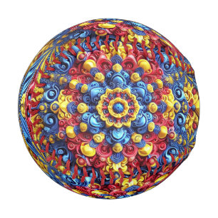 Patriotisches Baseball mit rumänischem Farbdesign