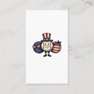 Patriotisches Baseball-Trio Vintage Vector-Shirt_1 Visitenkarte