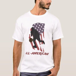 Patriotisches Basketball All-American T-Shirt