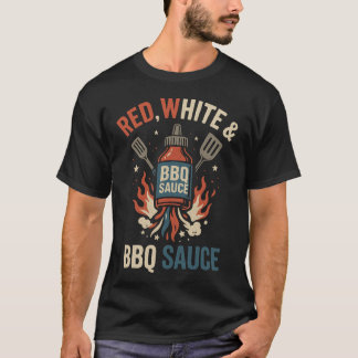 Patriotisches BBQ-T-Shirt T-Shirt